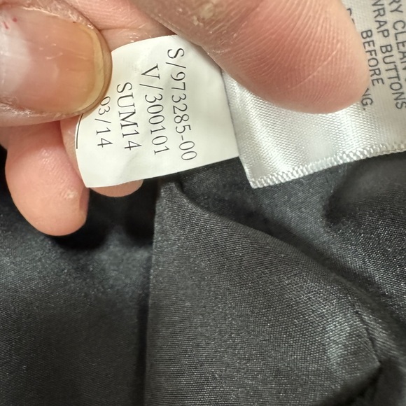 Banana Republic Factory Seersucker Striped Blazer Jacket size 4 Navy and White - Picture 14 of 14